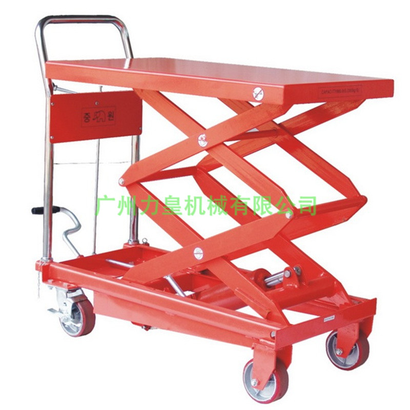 雙剪重型手動平臺車